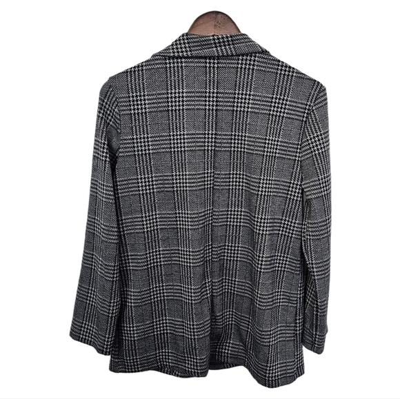 ASOS jacket houndstooth black and white size 4 - Picture 9 of 11